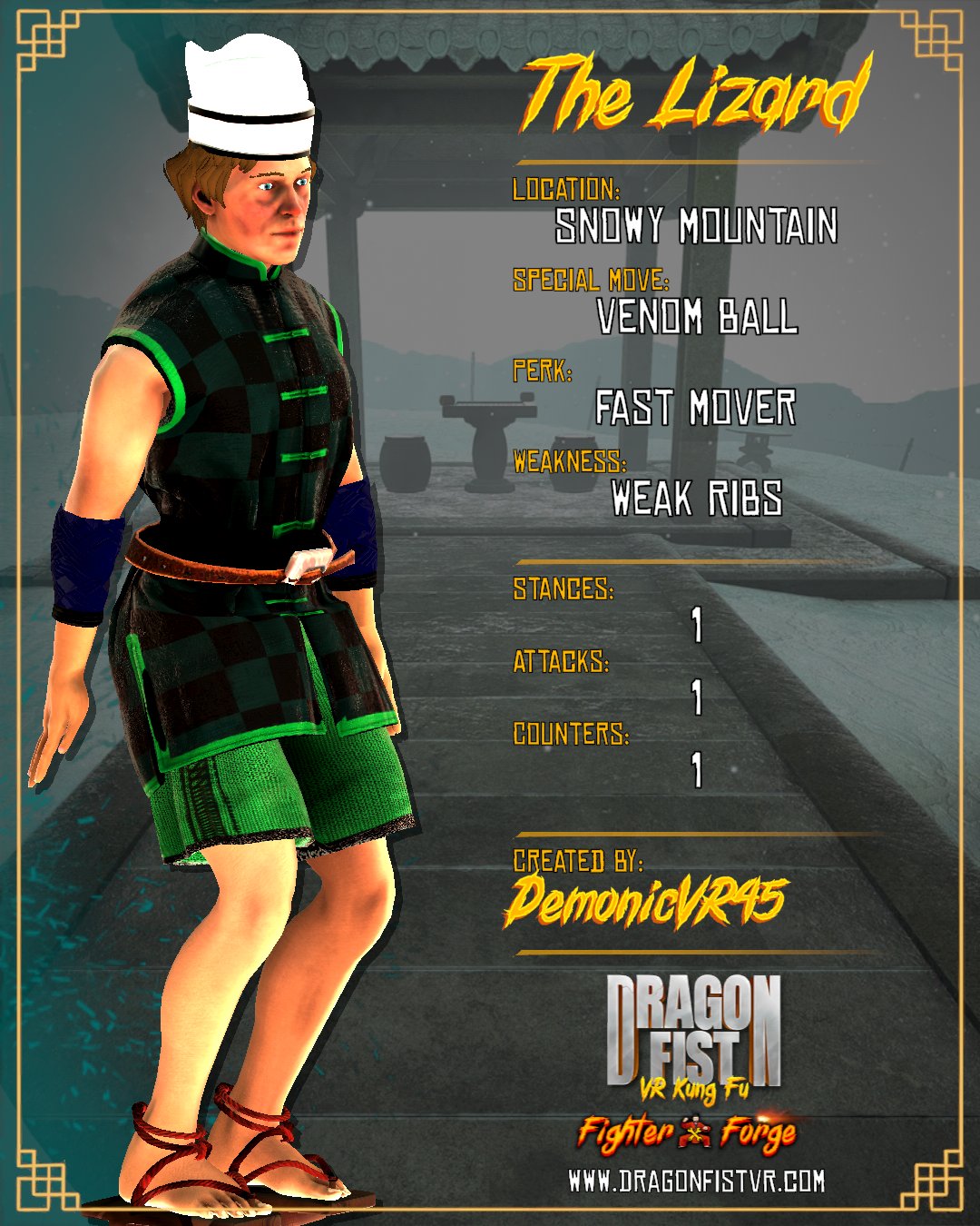 The Lizard - Created By: DemonicVR45